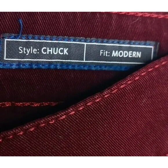 Brax Chuck Modern Fit Jeans in Burned Red - 32/34 - Picture 9 of 12